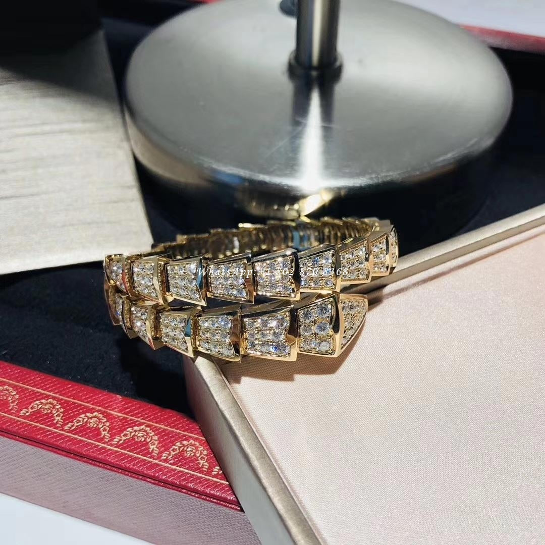 [Vintora]SERPENTI BRACELET 8MM GOLD DIAMOND