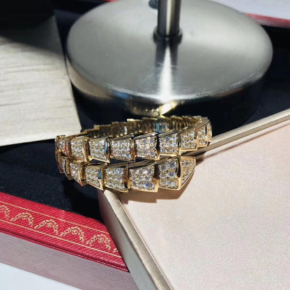 [Vintora]SERPENTI BRACELET 8MM GOLD DIAMOND