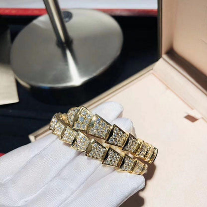 [Vintora]SERPENTI BRACELET 8MM GOLD DIAMOND