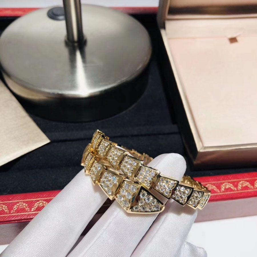 [Vintora]SERPENTI BRACELET 8MM GOLD DIAMOND