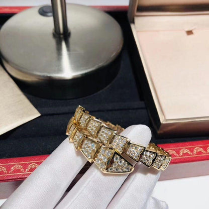 [Vintora]SERPENTI BRACELET 8MM GOLD DIAMOND