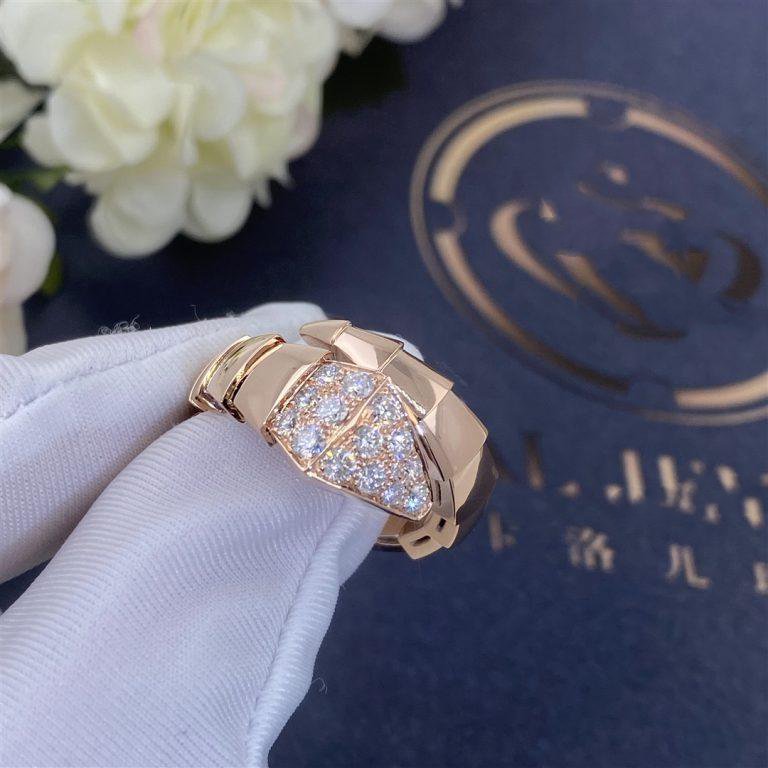 [Vintora]SERPENTI RING PINK GOLD DIAMOND