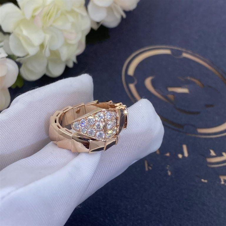[Vintora]SERPENTI RING PINK GOLD DIAMOND