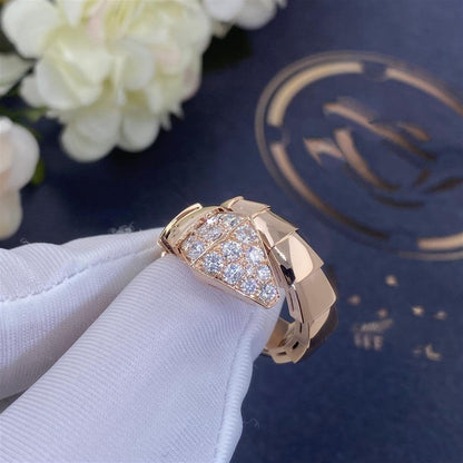 [Vintora]SERPENTI RING PINK GOLD DIAMOND