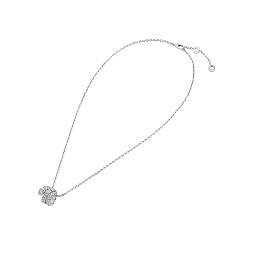 [Vintora]SERPENTI  NECKLACE DOUBLE RING DIAMOND