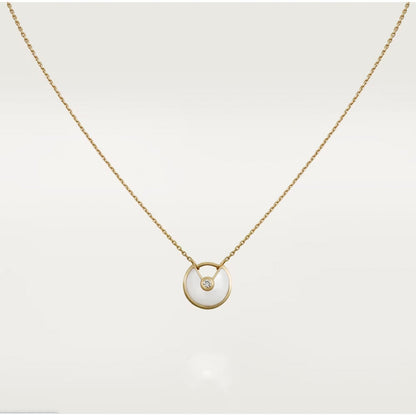 [Vintora]AMULETTE ROSE GOLD MOP NECKLACE