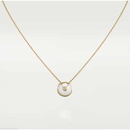[Vintora]AMULETTE ROSE GOLD MOP NECKLACE