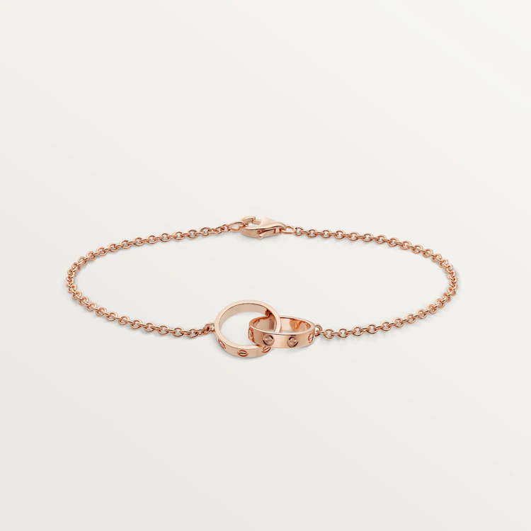 [Vintora]LOVE BRACELET DOUBLE RING