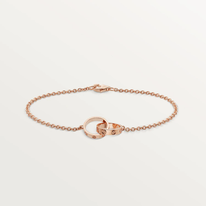 [Vintora]LOVE BRACELET DOUBLE RING