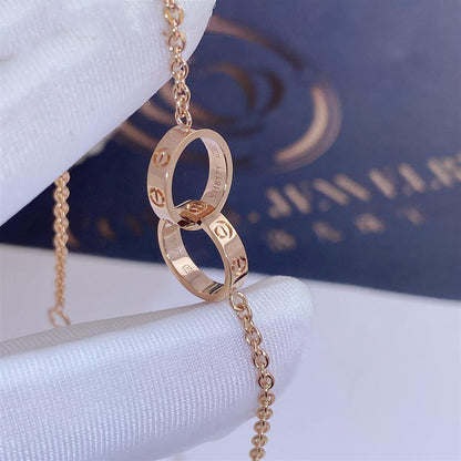 [Vintora]LOVE BRACELET DOUBLE RING