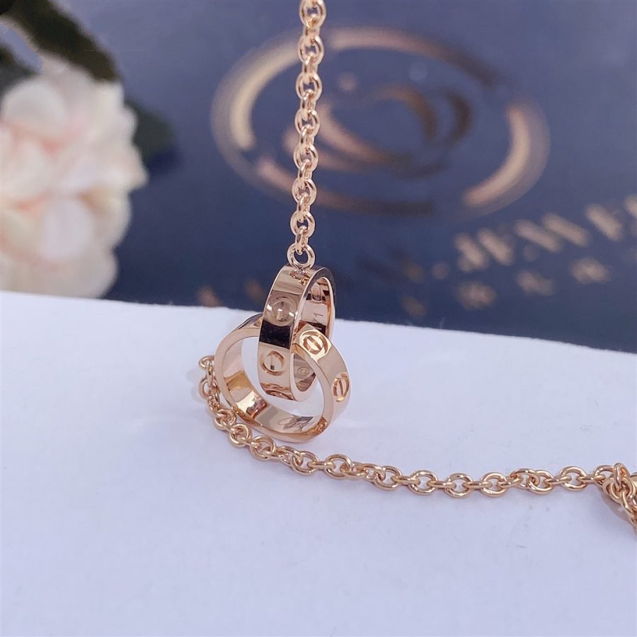 [Vintora]LOVE BRACELET DOUBLE RING