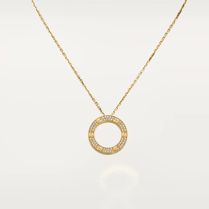 [Vintora]LOVE NECKLACE ADJUSTABLE ROSE GOLD