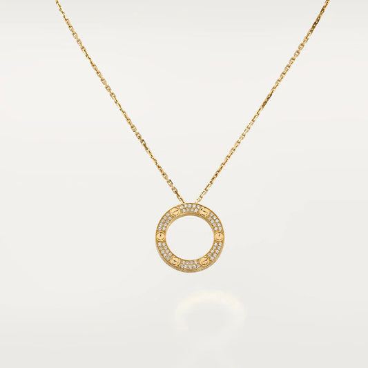 [Vintora]LOVE NECKLACE ADJUSTABLE ROSE GOLD