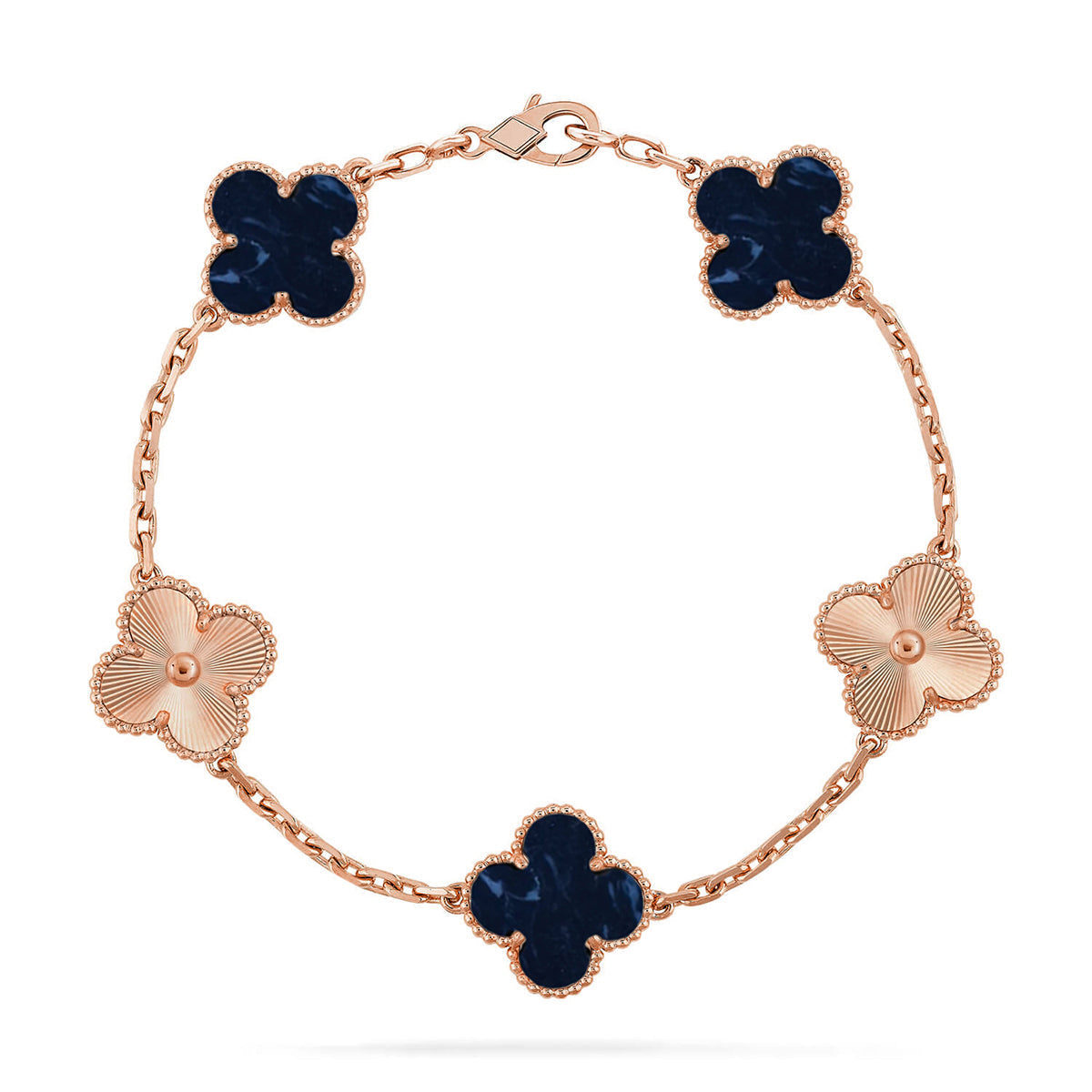 [?Vintora]CLOVER 5 MOTIF PIETERSITE BRACELET COLLECTION