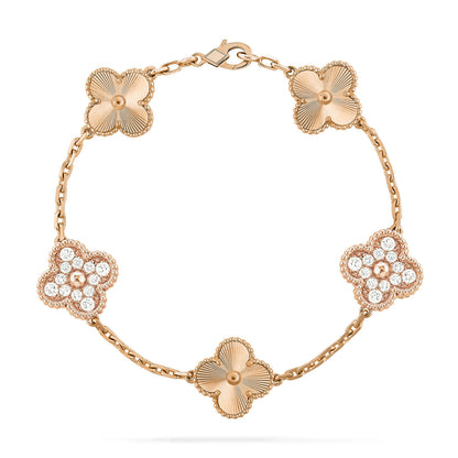 [?Vintora] CLOVER 5 MOTIF LASER BRACELET COLLECTION