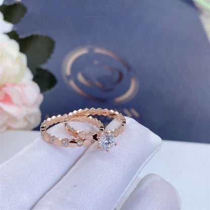 [Vintora]BEE LOVE RING PINK GOLD 1 DIAMOND