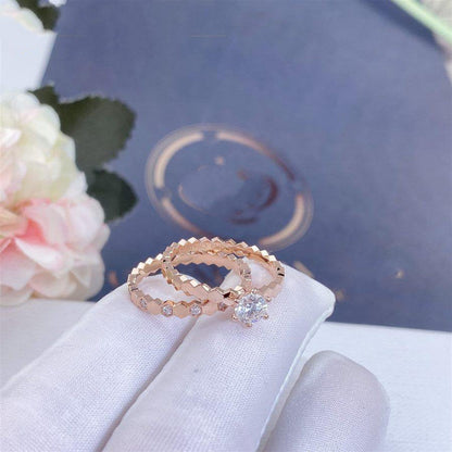 [Vintora]BEE LOVE RING PINK GOLD 1 DIAMOND