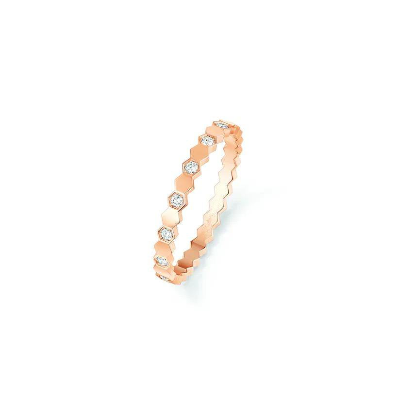 [Vintora]BEE LOVE RING PINK GOLD DIAMOND