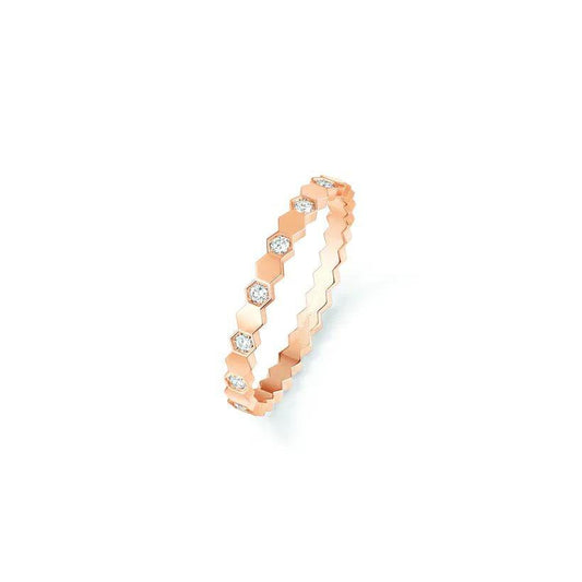 [Vintora]BEE LOVE RING PINK GOLD DIAMOND