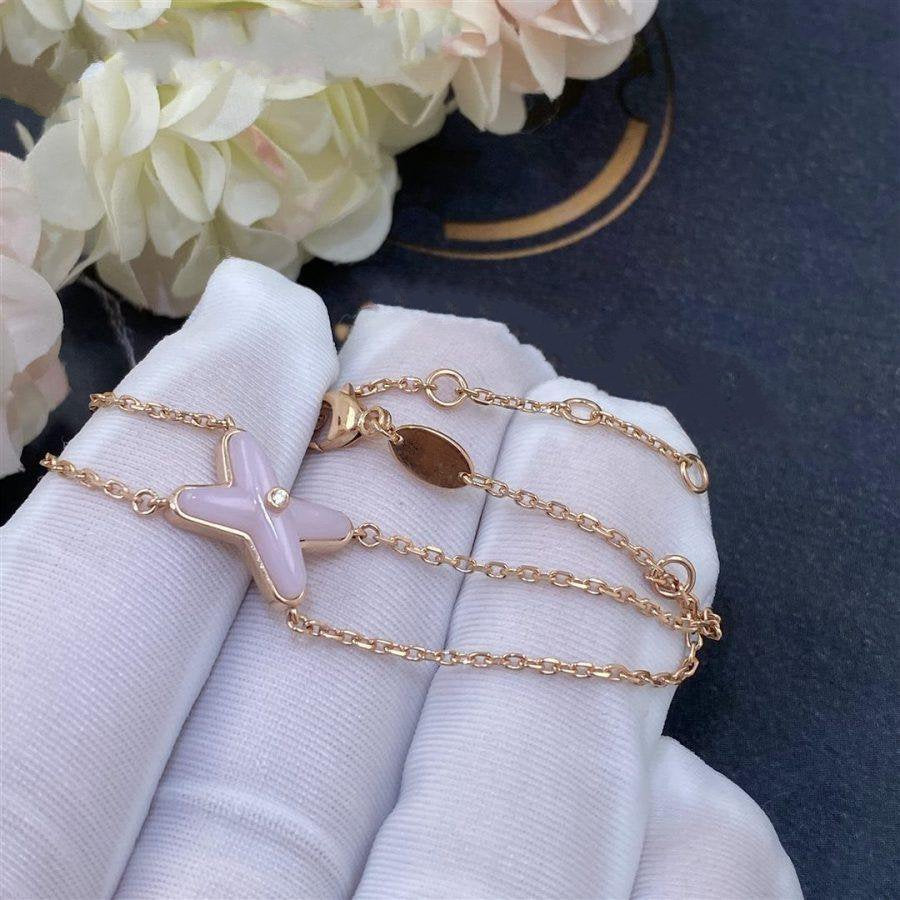 [Vintora]JEUX BRACELET PINK MOP PINK GOLD 1 DIAMOND