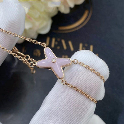 [Vintora]JEUX BRACELET PINK MOP PINK GOLD 1 DIAMOND