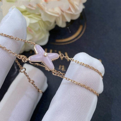 [Vintora]JEUX BRACELET PINK MOP PINK GOLD 1 DIAMOND
