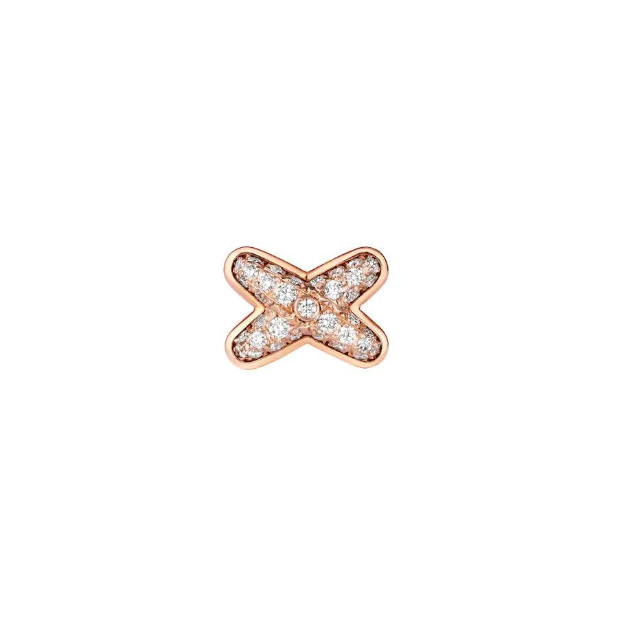 [Vintora]JEUX DE PINK GOLD DIAMOND EARRINGS