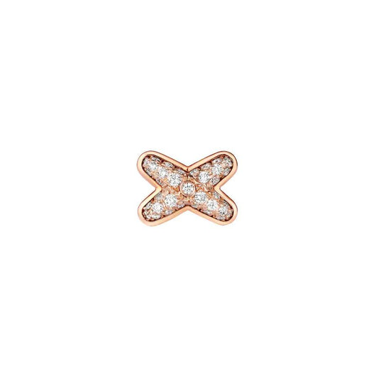 [Vintora]JEUX DE PINK GOLD DIAMOND EARRINGS