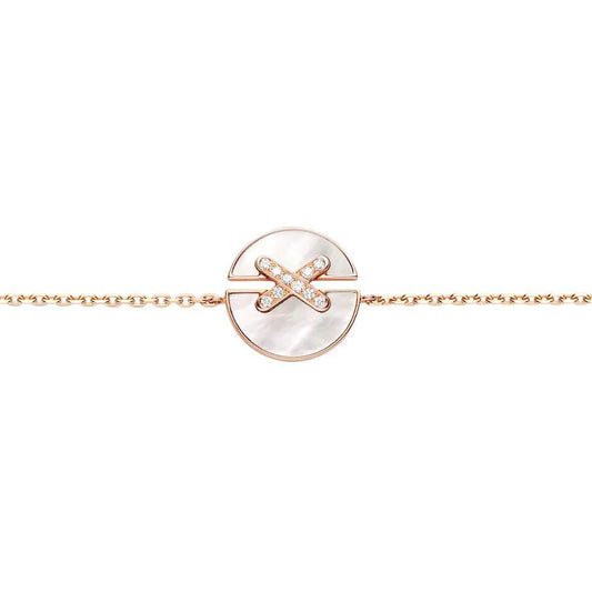 [Vintora]JEUX DE BRACELET MOP PINK GOLD DIAMONDS