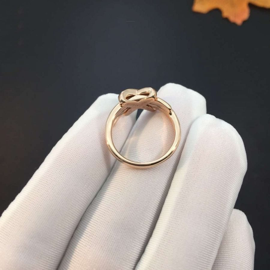 [Vintora]JEUX DE PINK GOLD DIAMOND RING