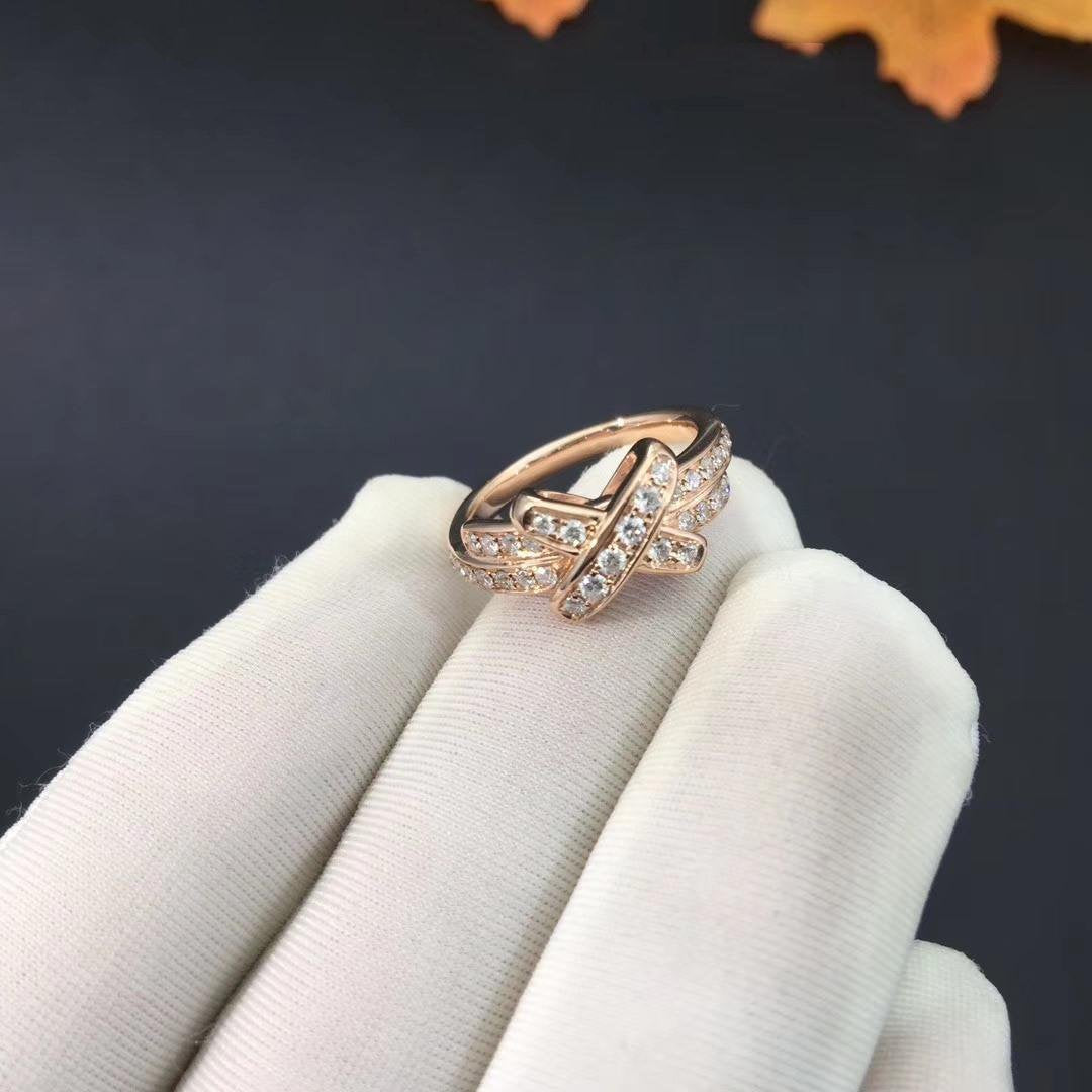 [Vintora]JEUX DE RING PINK GOLD DIAMOND