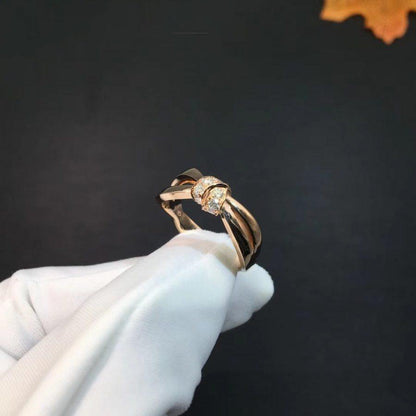 [Vintora]LIENS RING PINK GOLD DIAMOND