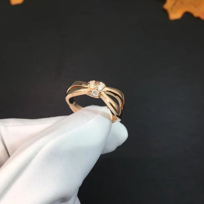 [Vintora]LIENS RING PINK GOLD DIAMOND