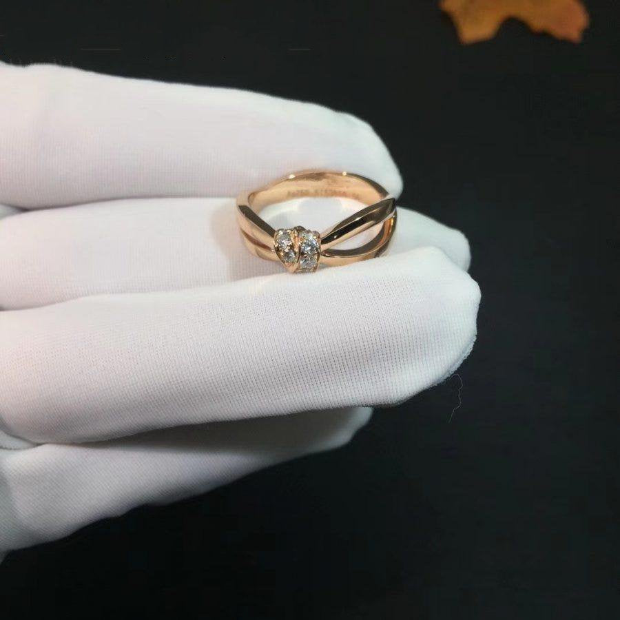 [Vintora]LIENS RING PINK GOLD DIAMOND