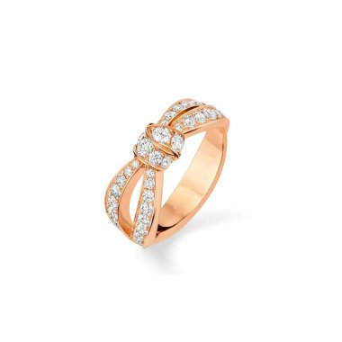[Vintora]LIENS PINK GOLD DIAMOND RING
