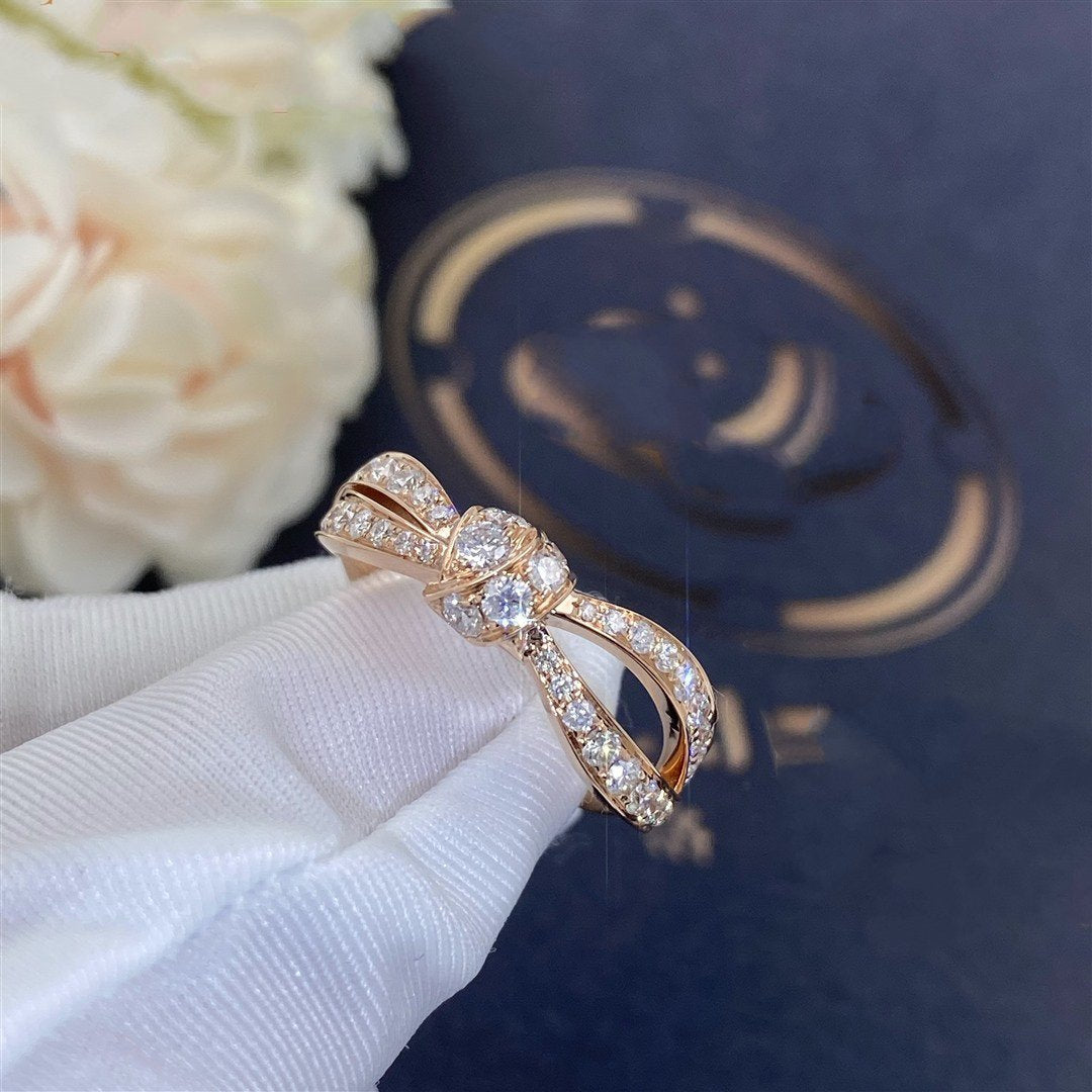 [Vintora]LIENS PINK GOLD DIAMOND RING