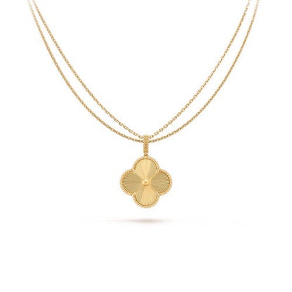 [Vintora]COLLIER PENDENTIF CLOVER 25MM OR