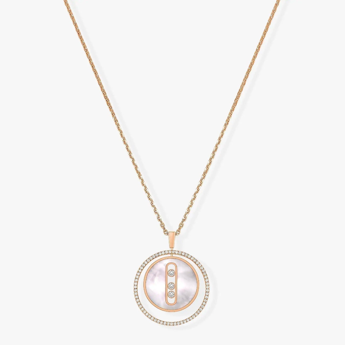 [Vintora]Demo MOVE MM NACRE BLANCHE DIAMOND NECKLACE