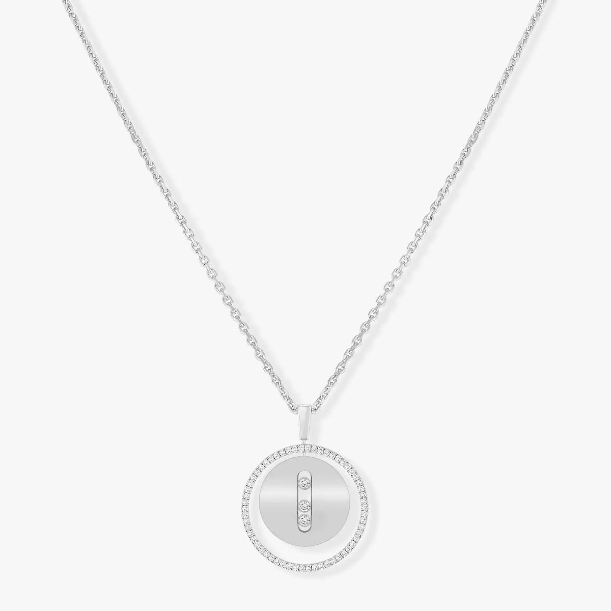 [Vintora]Demo MOVE MM SILVER DIAMOND NECKLACE