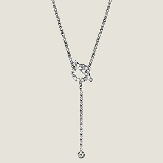 [Vintora]FINESSE SILVER DIAMOND NECKLACE