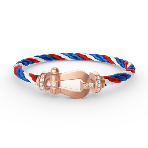 [Vintora]FORCE LARGE HORSESHOE HALF DIAMOND BRACELET ROSE GOLD
