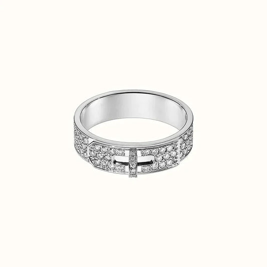 [Vintora]KELLY SILVER DIAMOND RING