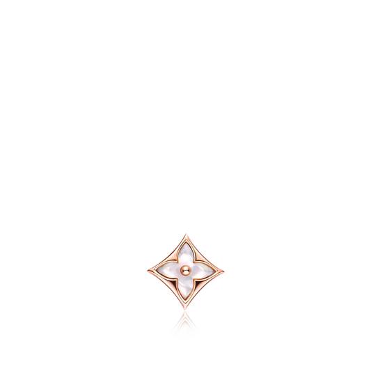 [Vintora]STAR MOP PINK GOLD EARRINGS