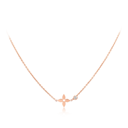 [Vintora]BLOSSOM PENDANT PINK GOLD AND DIAMOND