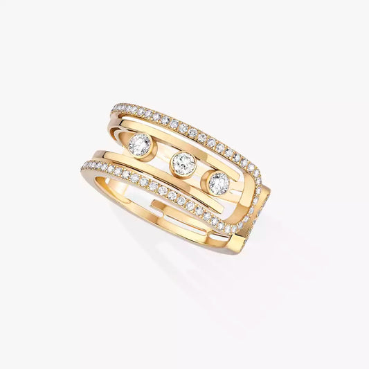 [Vintora]Move 10th Diamond Ring in Gold