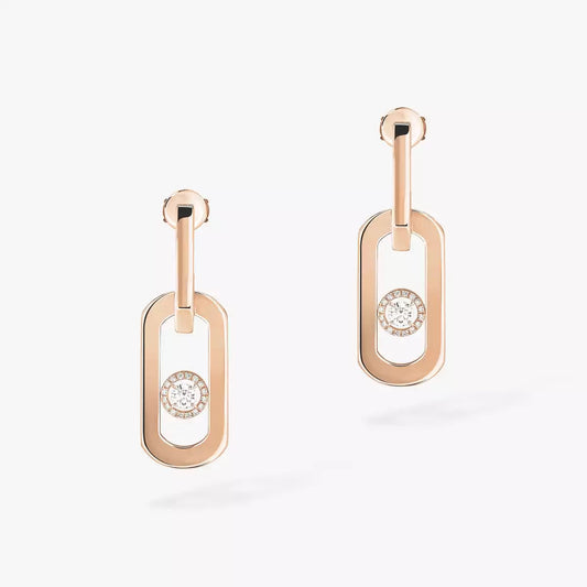 [Vintora] So Move XL Diamond Hoop Earring