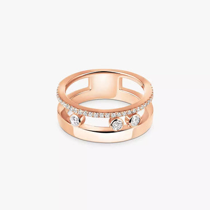 [Vintora]Move Romane Diamond Ring