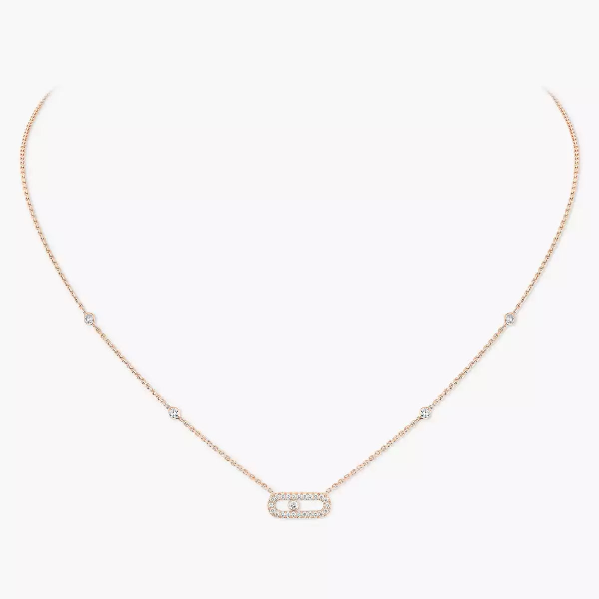 [Vintora]Diamond Necklace Move Uno