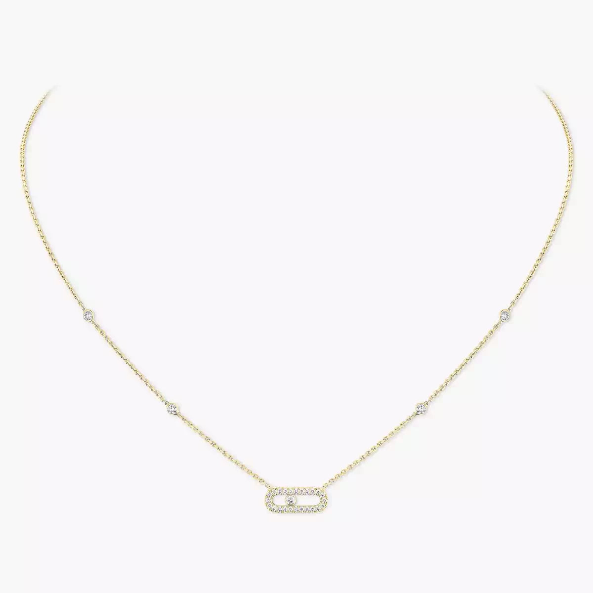 [Vintora]Diamond Necklace Move Uno