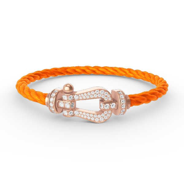 [Vintora]FORCE LARGE HORSESHOE FULL DIAMOND BRACELET ROSE GOLD